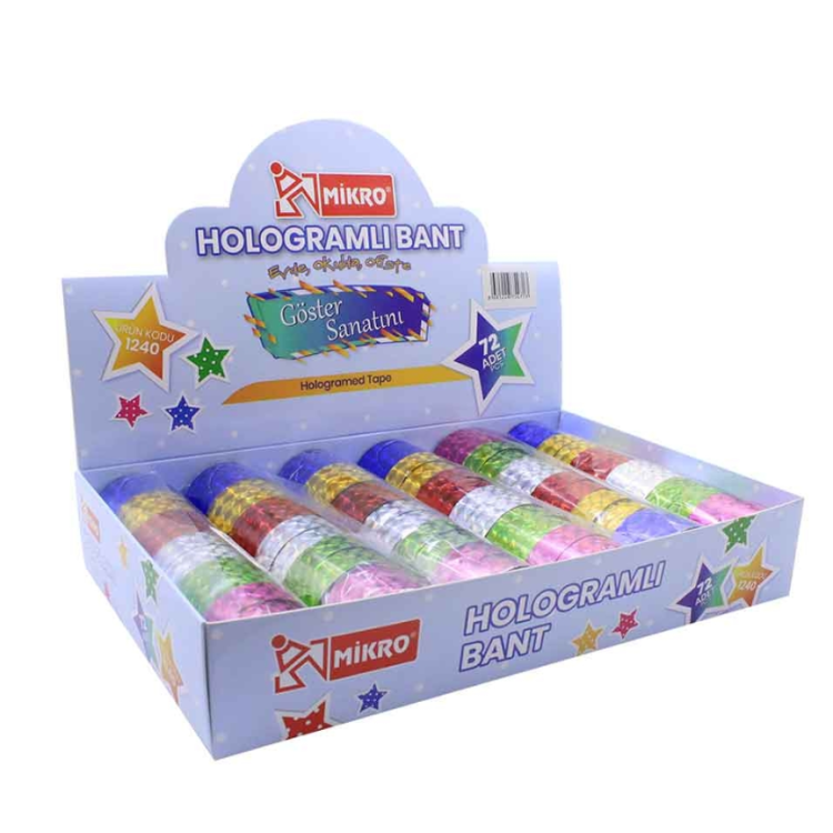 MİKRO BNT-1240 HOLOGRAMLI BANT 12Lİ X 6PK (72ADET)