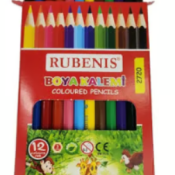 RUBENİS KURU BOYA 12 RENK (BOX12)
