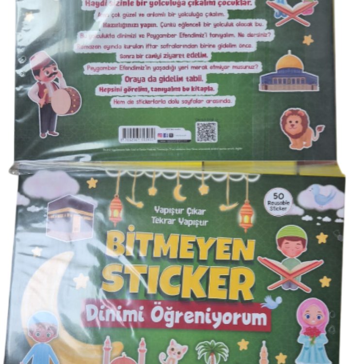 TÜKENMEZ STİCKER DİNİMİ ÖĞRENİYORUM  ((100+ ÇIKARTMA) BICIRIK TÜKENMEZ STİCKER DİNİMİ ÖĞRENİYORUM  ((100+ ÇIKARTMA) BICIRIK
