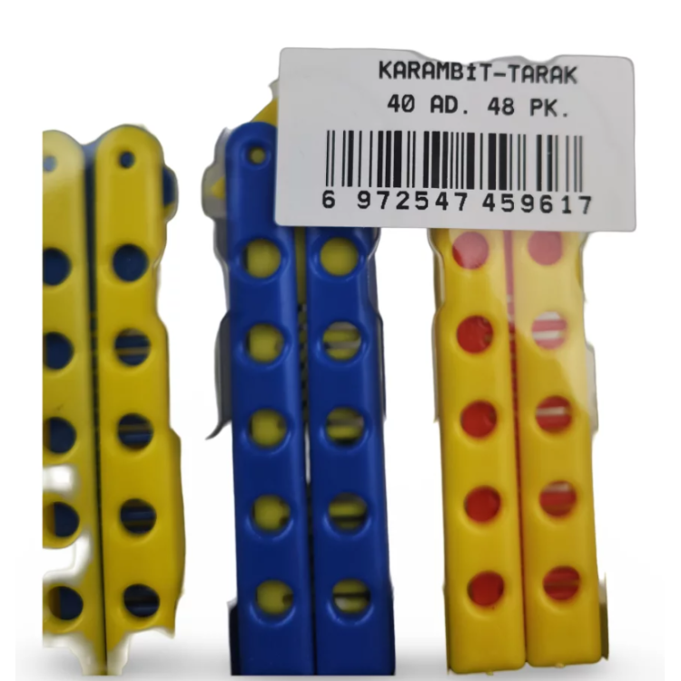 OLGUN KARAMBİT (KEYRAMBİT) TARAK OYUNCAK 40LI