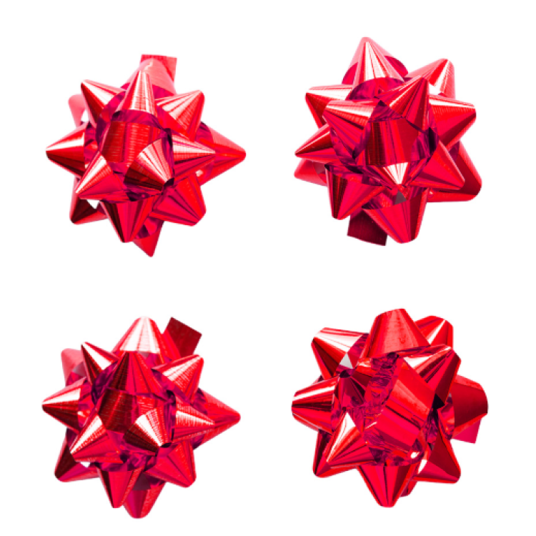 No:5 Fiyonk 24lü Metalik -Kırmızı-