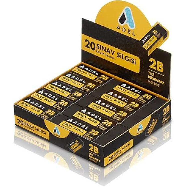 ADEL 2B SINAV SİLGİSİ DUST-FREE 20 Lİ
