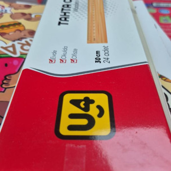 U4 TAHTA CETVEL 30CM 24LÜ U4 TAHTA CETVEL 30CM 24LÜ