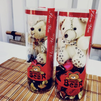 ÇİKOLATALI POPÇİK AYICIK KUTUSU PELUŞ 12CM ANAHTARLIK +ÇİKOLATA ÇİKOLATALI POPÇİK AYICIK KUTUSU PELUŞ 12CM ANAHTARLIK +ÇİKOLATA