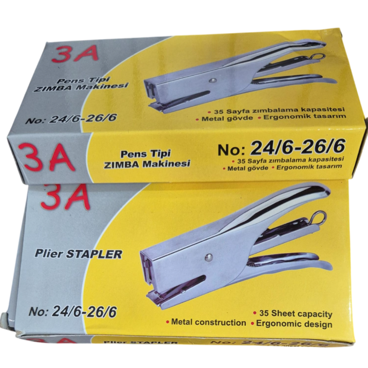 3A NO:24/6-26/6 PENS TİPİ ZIMBA MAKİNASI ORTA BOY