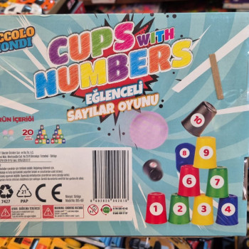 CUPS NUMBER EĞLENCELİ SAYILAR AKIL ZEKA CUPS NUMBER EĞLENCELİ SAYILAR AKIL ZEKA