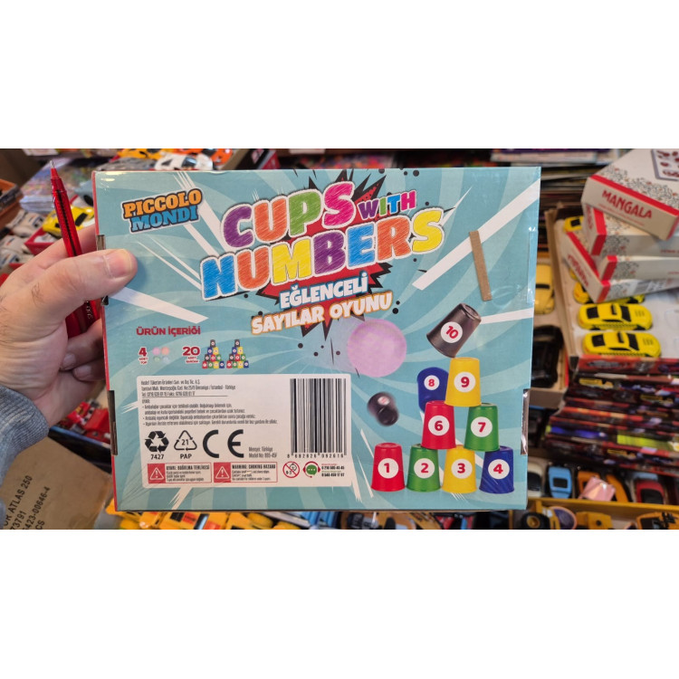 CUPS NUMBER EĞLENCELİ SAYILAR AKIL ZEKA