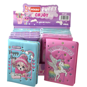 MİKRO PF-80 PUFFY NOTEBOOK DEFTER 12'Lİ GÜNLÜK HATIRA 96YP #2 MİKRO PF-80 PUFFY NOTEBOOK DEFTER 12'Lİ GÜNLÜK HATIRA 96YP #2