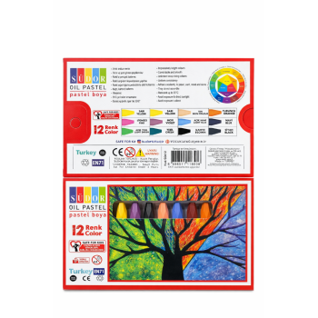 SÜDOR PASTEL BOYA 12 RENK SÜDOR PASTEL BOYA 12 RENK