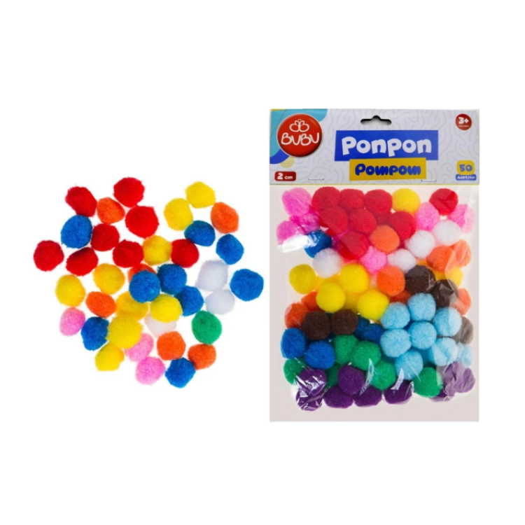 BUBU PON002 2CM PONPON 12Lİ