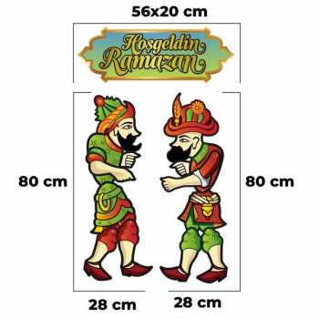 HACİVAT KARAGÖZ FİGÜR SET *ramazan