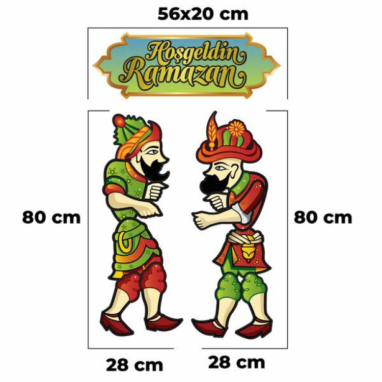 HACİVAT KARAGÖZ FİGÜR SET *ramazan