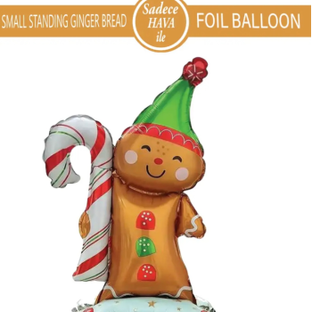 Küçük Ayaklı Kurabiye Adam Folyo Balon 8545 63X42CM Küçük Ayaklı Kurabiye Adam Folyo Balon 8545 63X42CM