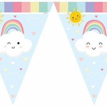 B.E. LİSANSLI GÖKKUŞAĞI BULUT BAYRAK SET