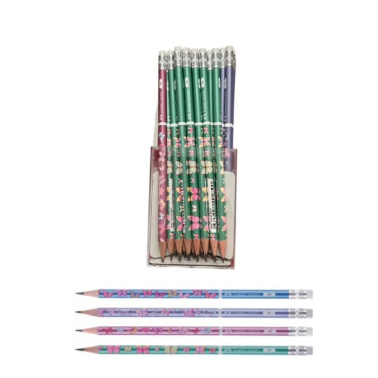 FABER KELEBEK SİLGİLİ KURŞUN KALEM 72 Lİ