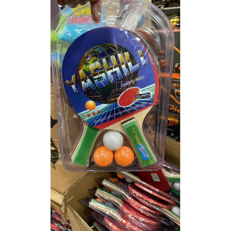 AĞAÇ RAKET SET LÜX 304-1-2027