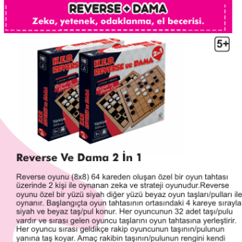 REVERSE - DAMA 2 Sİ 1 ARADA REVERSE - DAMA 2 Sİ 1 ARADA