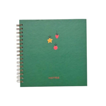 SEVEN SVN-457 03-11 RUNOTE 15X15 KARELİ DEFTER KOYU YEŞİL 80 yp