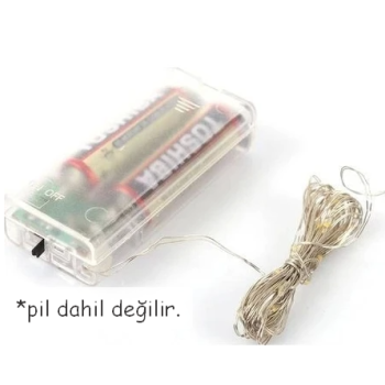 WINNBOSS WN-1212 ( 2 PİL ) ( 5MT ) ( GÜNIŞIK ) PERİ LED DEKOR LAMBA*10X100 WINNBOSS WN-1212 ( 2 PİL ) ( 5MT ) ( GÜNIŞIK ) PERİ LED DEKOR LAMBA*10X100
