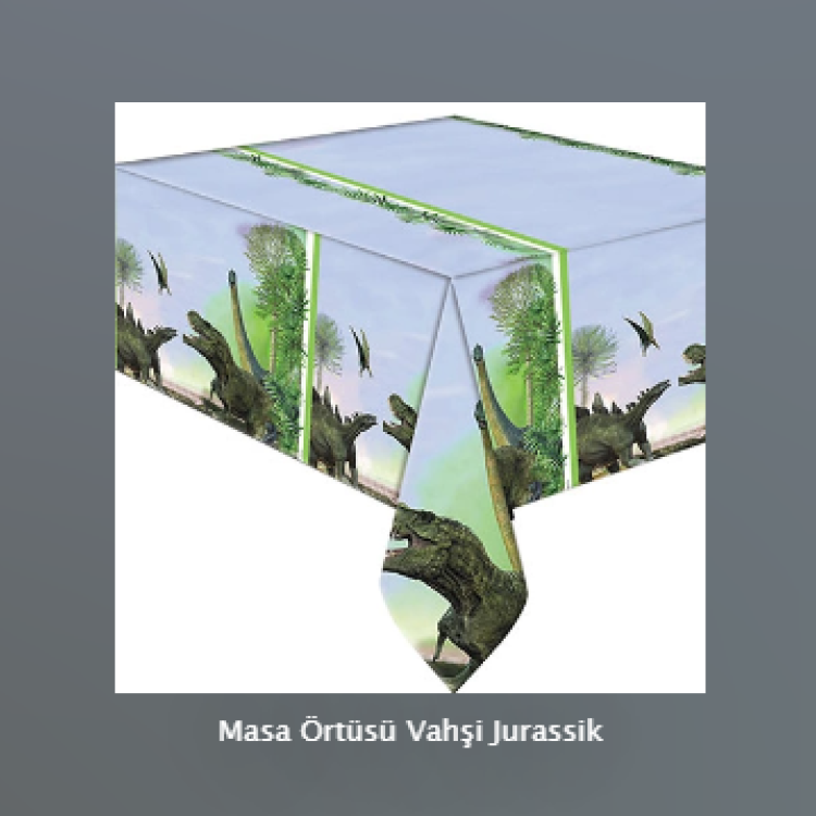 Masa Örtüsü Vahşi Jurassik