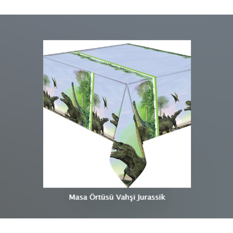 Masa Örtüsü Vahşi Jurassik