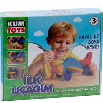KUMTOYS İLK UÇAĞIM AHŞAP 8681049058690