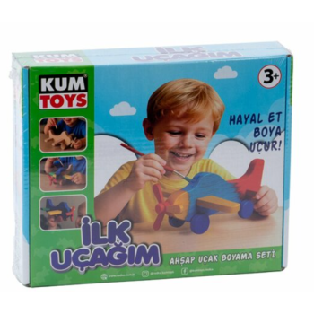 KUMTOYS İLK UÇAĞIM AHŞAP 8681049058690