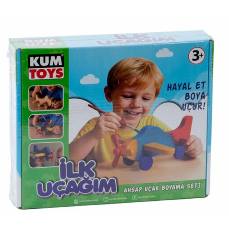 KUMTOYS İLK UÇAĞIM AHŞAP 8681049058690
