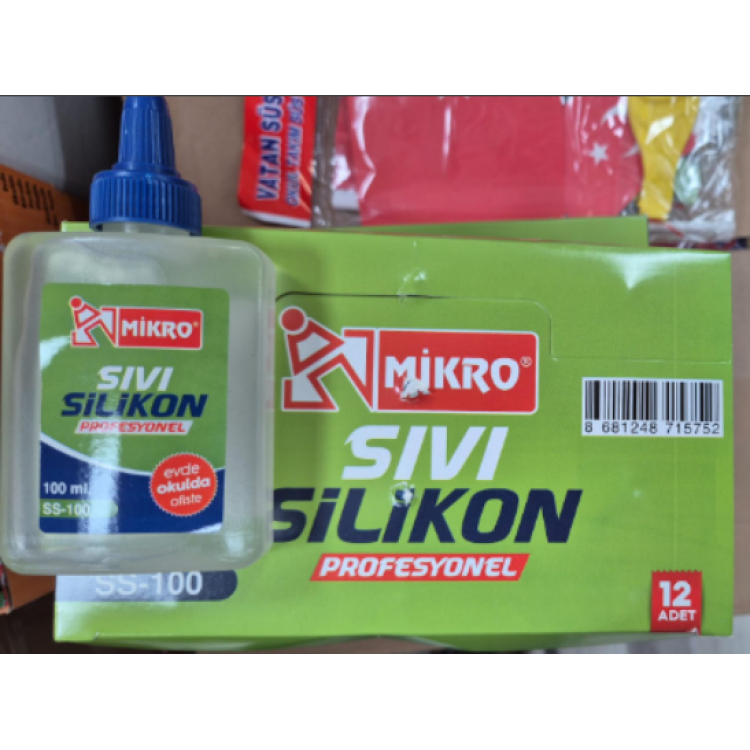 MİKRO SS-100 SIVI SİLİKON 100ML (K12)