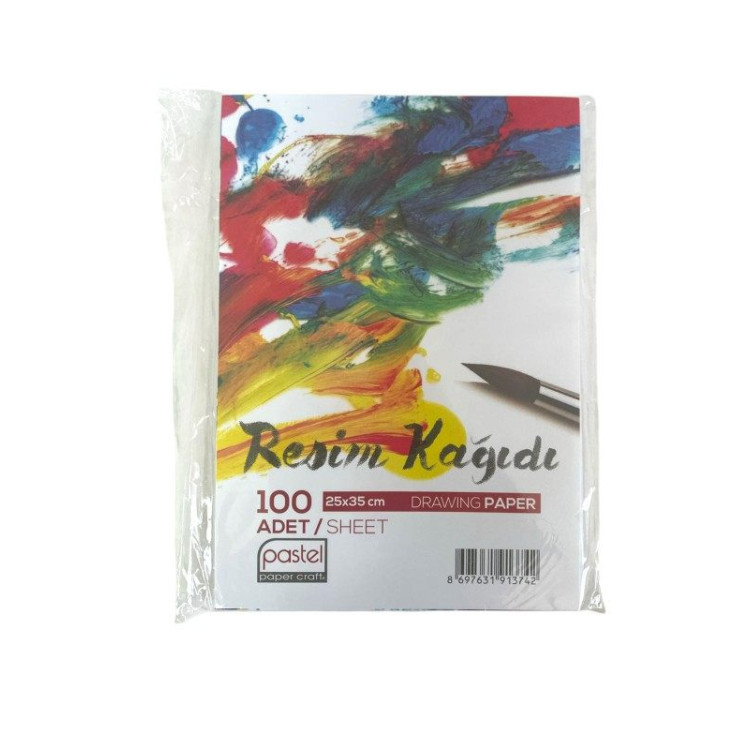 PASTEL RESİM KAĞIDI 100'LÜ 25*35 *30