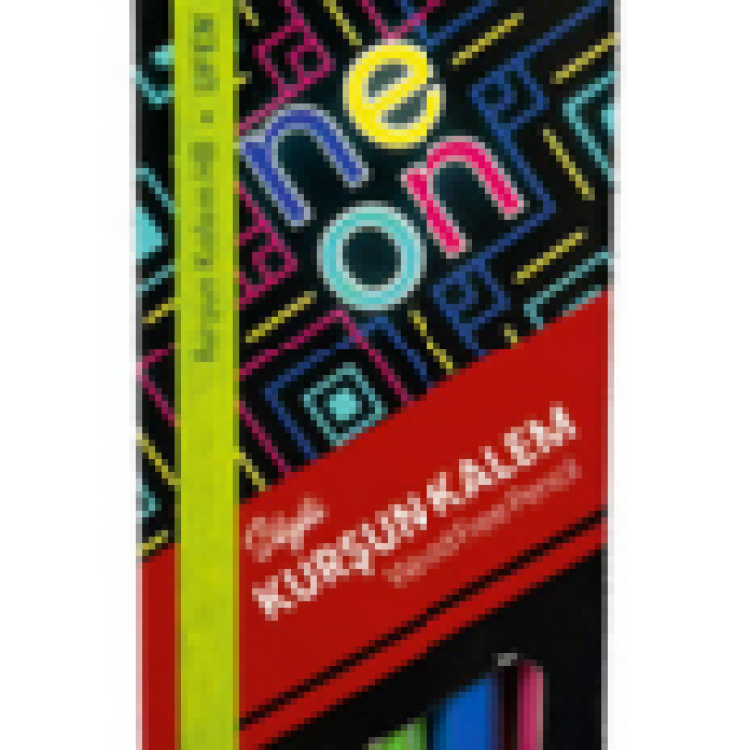 UFEN NEON KURŞUN KALEM HB SİLGİLİ 12Lİ