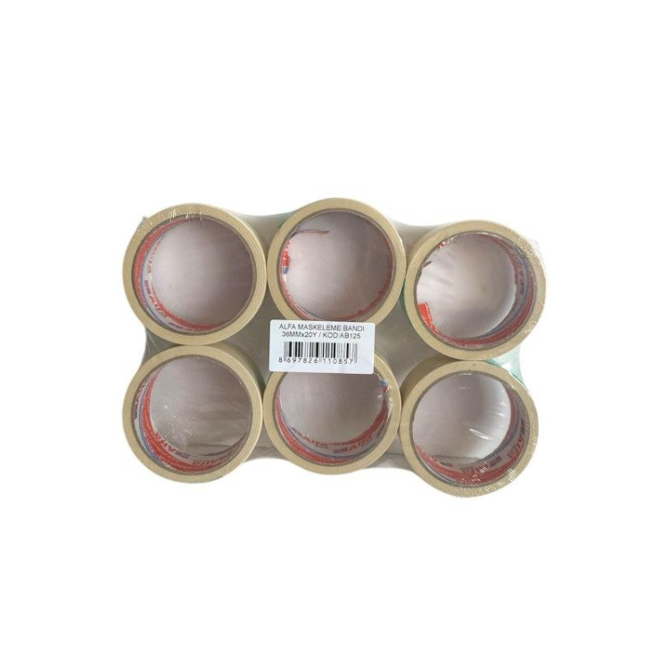 ALFA AB125 MASKELEME BANTI 36MMX20YDS 6'LI *96