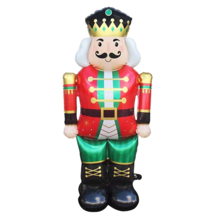 Ayaklı Büyük Kurşun Asker Folyo Balon 8521 155X83CM