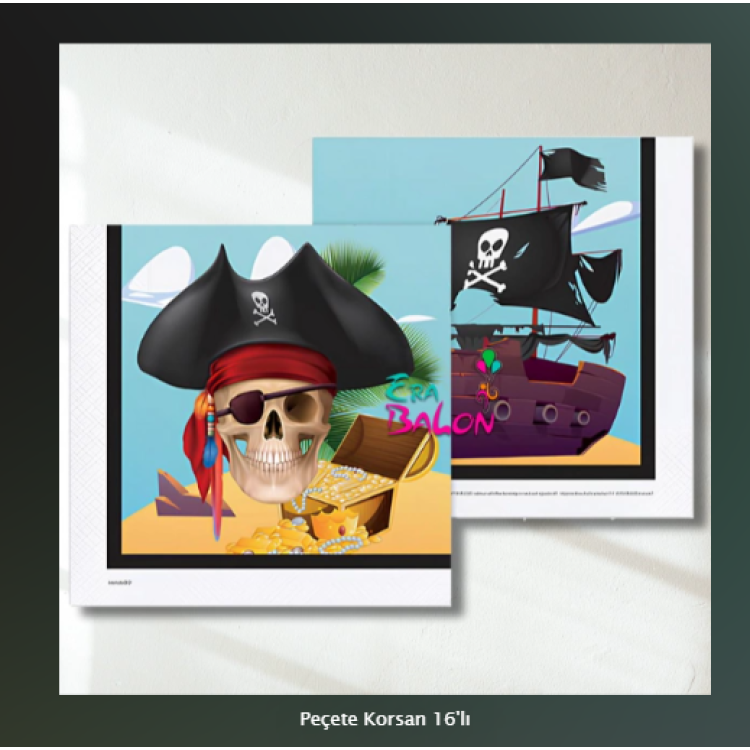 Peçete Korsan 16'lı