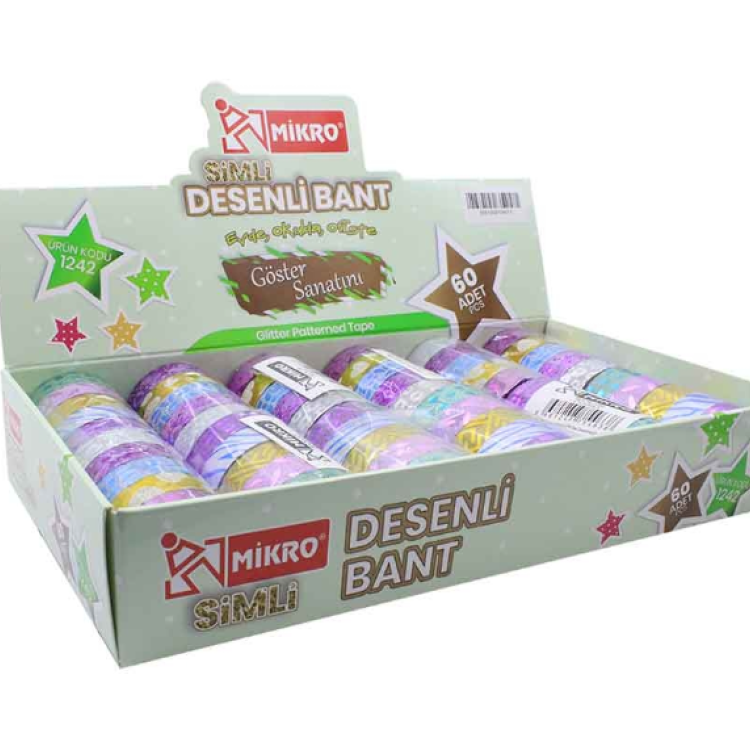 MİKRO BNT-1242 DESENLİ BANT 60lı