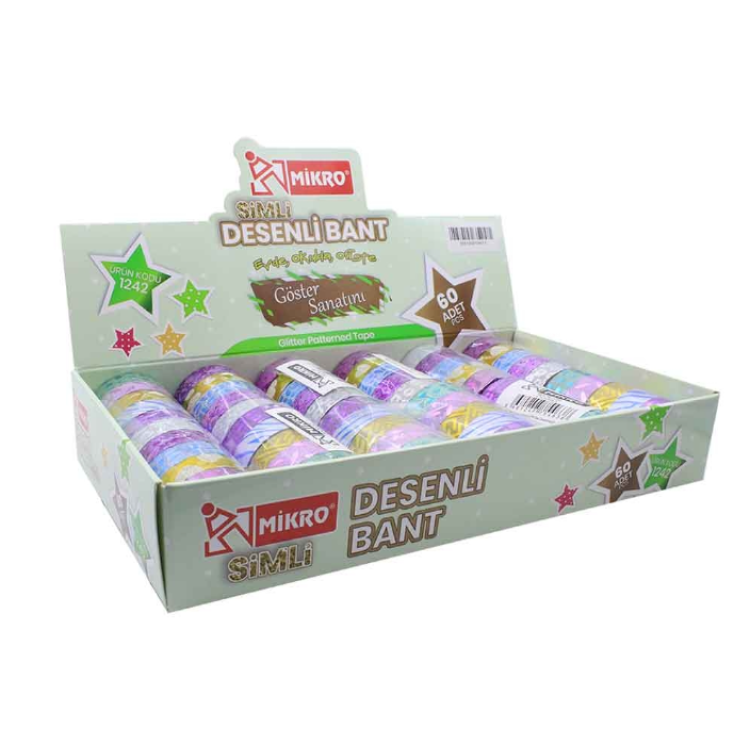 MİKRO BNT-1242 DESENLİ BANT 60lı