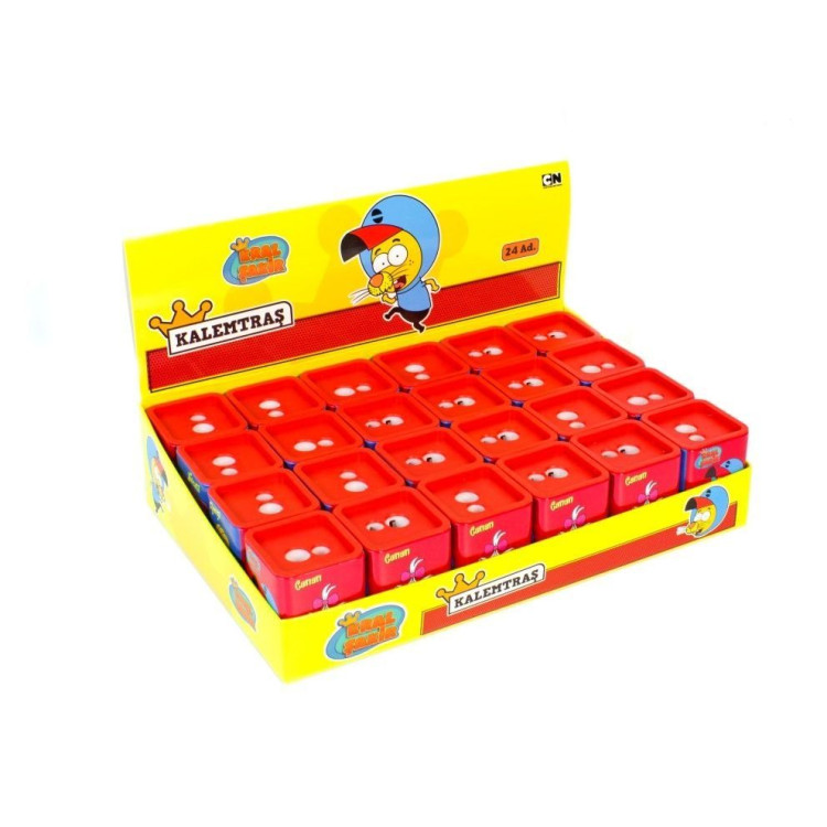 KRAL ŞAKİR KS-9753 METAL KALEMTRAŞ 24 LÜ