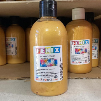 FENİX AKRİLİK BOYA 250GR. ALTIN/GOLD FENİX AKRİLİK BOYA 250GR. ALTIN/GOLD