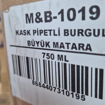 B&D POLİCARBON MB-1019 BURGULU MATARA KASK PİPETLİ 750 ML *24 B&D POLİCARBON MB-1019 BURGULU MATARA KASK PİPETLİ 750 ML *24