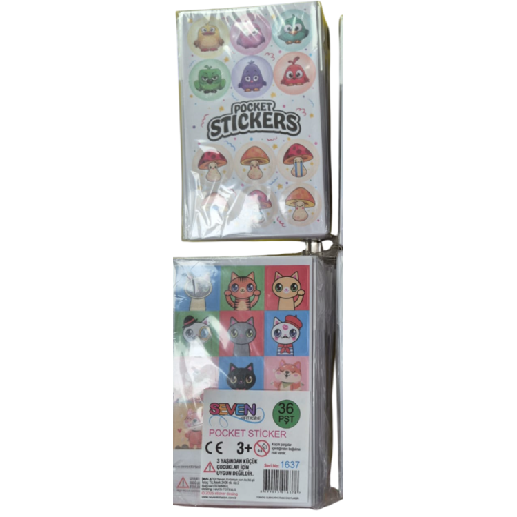 SEVEN 1637 POCKET STİCKER 36'LI