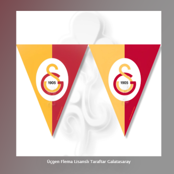 Üçgen Flema Lisanslı Taraftar Galatasaray Üçgen Flema Lisanslı Taraftar Galatasaray