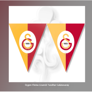 Üçgen Flema Lisanslı Taraftar Galatasaray Üçgen Flema Lisanslı Taraftar Galatasaray