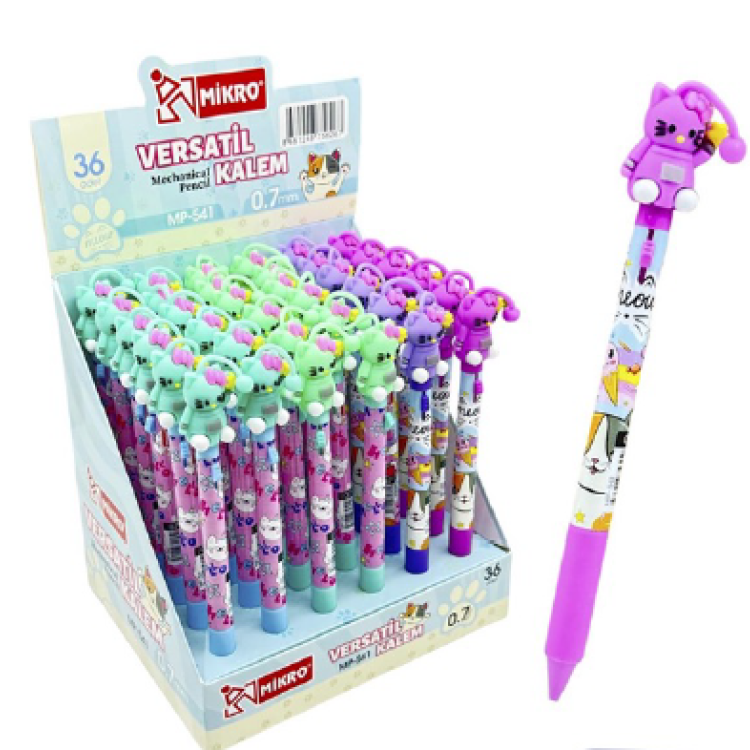 MİKRO MP-541 MEOW BAŞLIKLI VERSATİL KALEM 36LI
