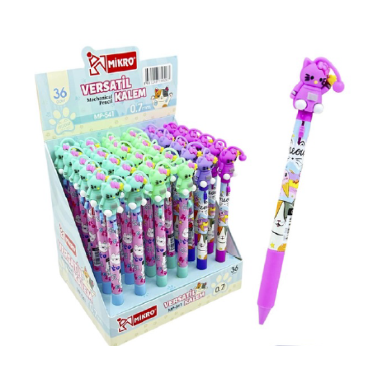 MİKRO MP-541 MEOW BAŞLIKLI VERSATİL KALEM 36LI