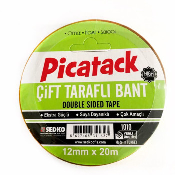 PICATACK ÇİFT TARAFLI BANT 12*20 PICATACK ÇİFT TARAFLI BANT 12*20