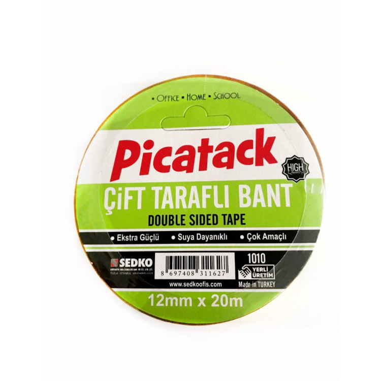 PICATACK ÇİFT TARAFLI BANT 12*20