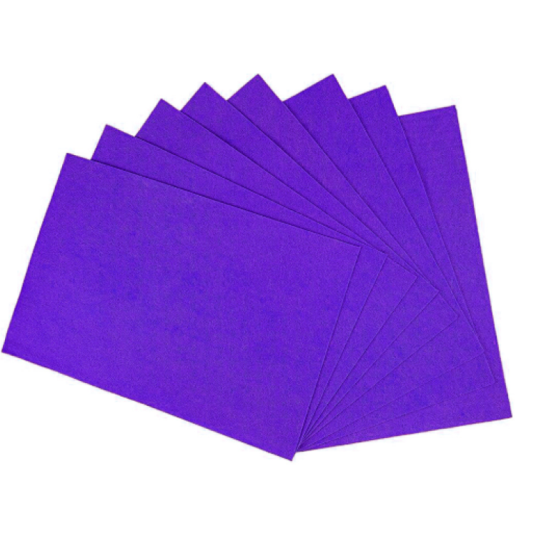 50x70 Okul Keçe Tabaka 10lu -Mor-