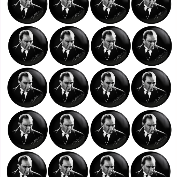 ROZET SİYAH ATATÜRK 10 KASIM 20Lİ -M06