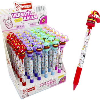 MİKRO MP-543 STRAWBERRİES BAŞLIKLI VERSATİL KALEM 36LI MİKRO MP-543 STRAWBERRİES BAŞLIKLI VERSATİL KALEM 36LI