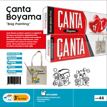 KUMTOYS ÇANTA BOYAMA 8681049054364 KUMTOYS ÇANTA BOYAMA 8681049054364